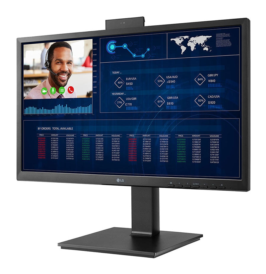 LG 24CQ651I-6P All-in-One PC/workstation Intel® Celeron® J4105 61 cm (24") 1920 x 1080 pixels All-in-One thin client 4 GB DDR4-SDRAM 16 GB HDD Wi-Fi 4 (802.11n) White - 24CQ651I-6P