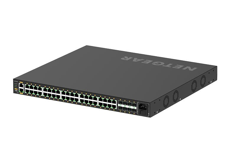NETGEAR GSM4248PX Managed L2/L3/L4 Gigabit Ethernet (10/100/1000) Power over Ethernet (PoE) 1U Black - GSM4248PX-100NAS