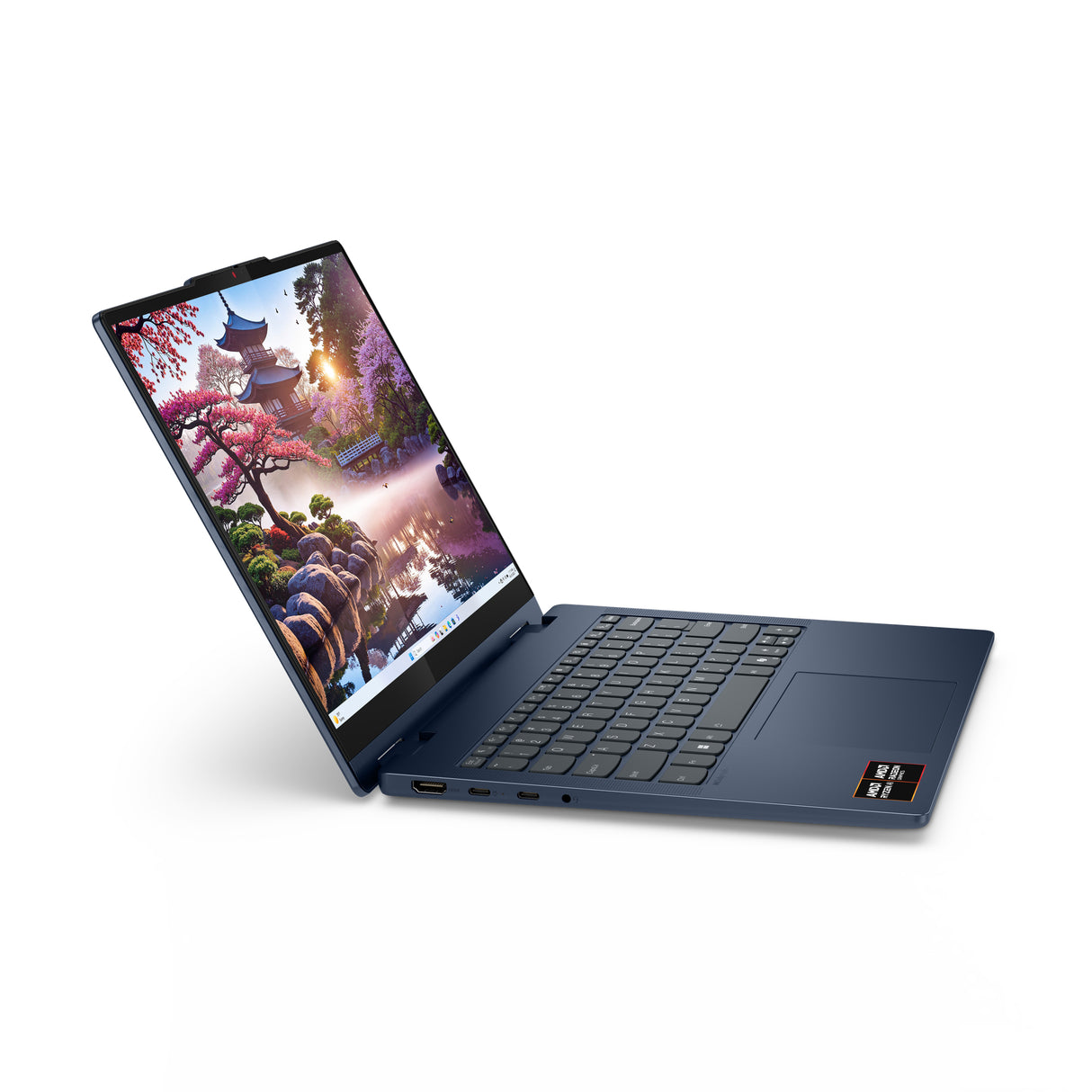 Lenovo IdeaPad 5 2-in-1 16AKP10 Copilot+ PC AMD Ryzen™ AI 7 350 Hybrid (2-in-1) 40.6 cm (16") Touchscreen WUXGA 16 GB LPDDR5x-SDRAM 1 TB SSD Wi-Fi 7 (802.11be) Windows 11 Home English Blue - 83KU0013US