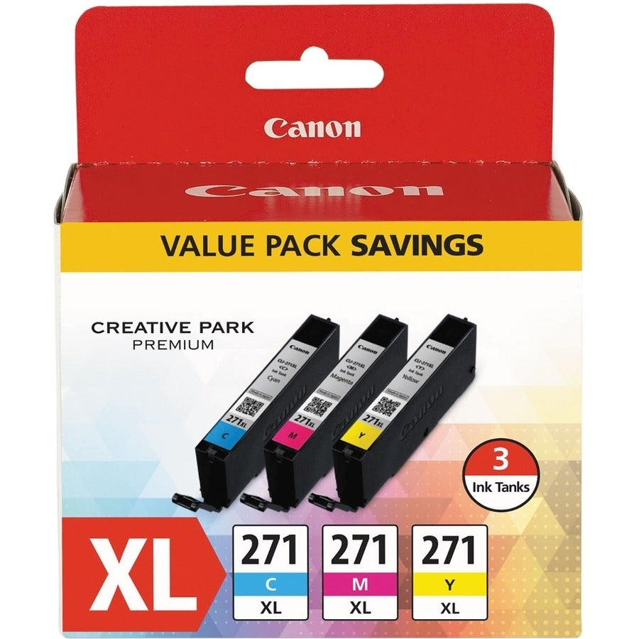 Canon CLI-271 XL ink cartridge Original Cyan, Magenta, Yellow - 0337C005 CANON