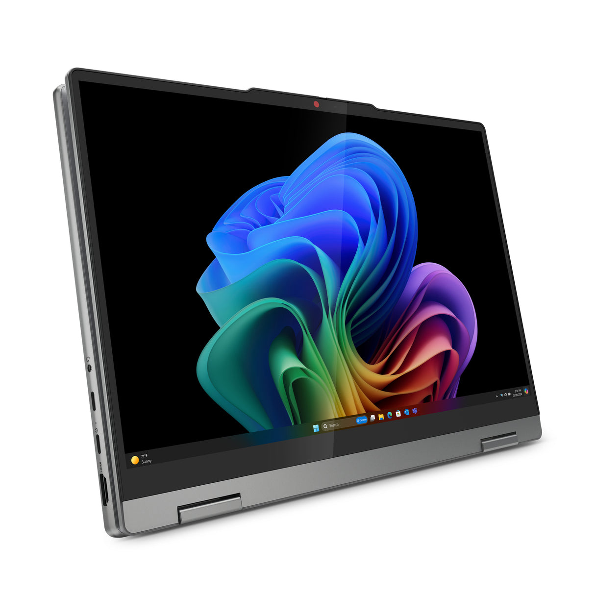 Lenovo IdeaPad 5 2-in-1 14Q8X9 Copilot+ PC Snapdragon X1P-42-100 Hybrid (2-in-1) 35.6 cm (14") Touchscreen WUXGA 16 GB LPDDR5x-SDRAM 1 TB SSD Wi-Fi 7 (802.11be) Windows 11 Home English Grey - 83GH000AUS
