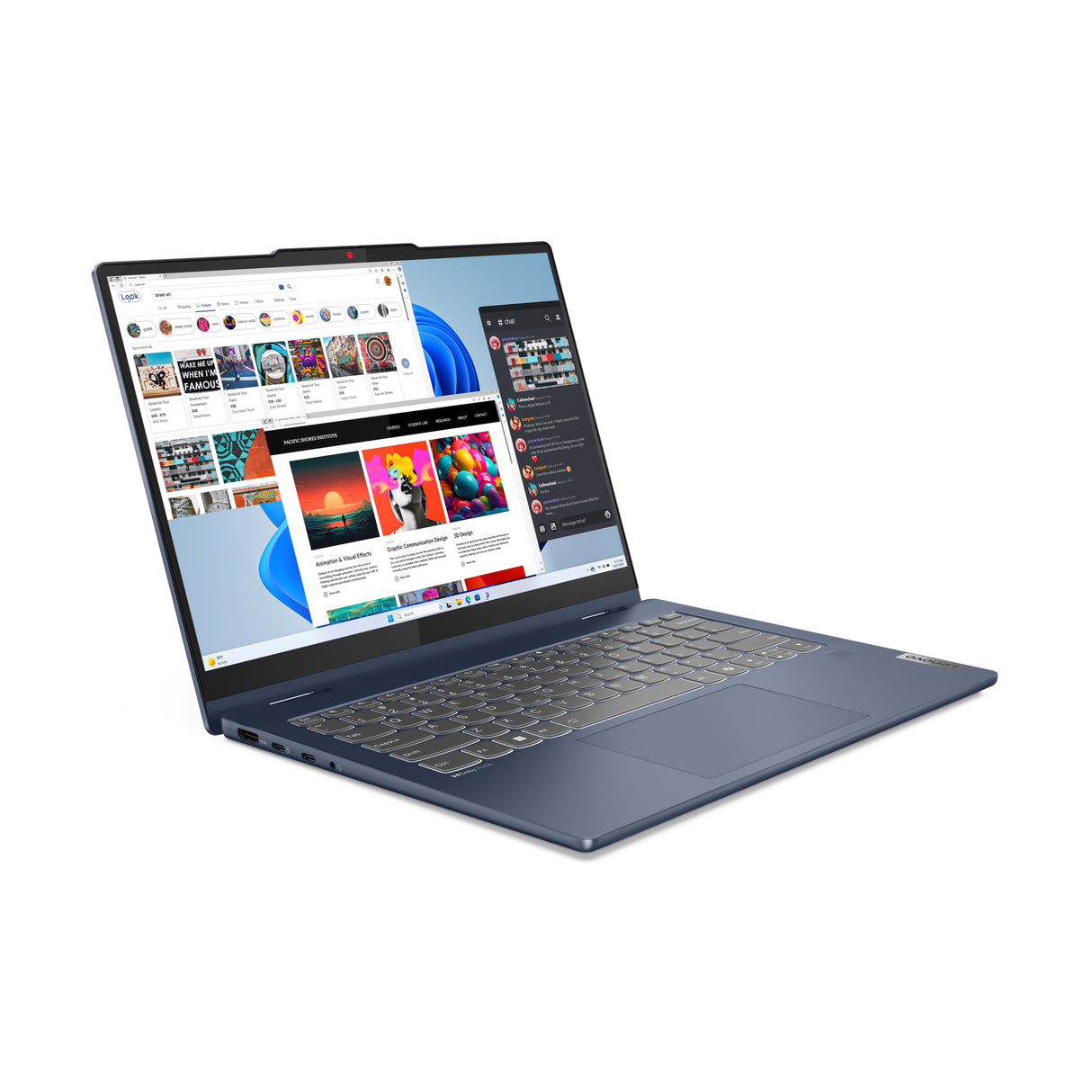 Lenovo IdeaPad 5 2-in-1 14IRU9 Intel Core 5 120U Hybrid (2-in-1) 35.6 cm (14") Touchscreen WUXGA 8 GB LPDDR5x-SDRAM 256 GB SSD Wi-Fi 6 (802.11ax) Windows 11 Home US English Blue - 83DT000MUS