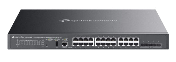 TP-Link SG5428XMPP network switch Managed L3 Gigabit Ethernet (10/100/1000) Power over Ethernet (PoE) Black - SG5428XMPP