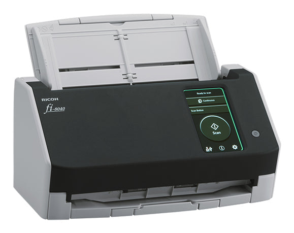 Ricoh FI-8040 ADF + Manual feed scanner 600 x 600 DPI A4 Black, Grey - PA03836-B005