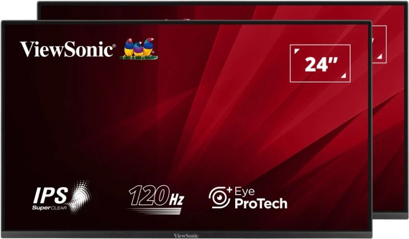 Viewsonic VA VA2456A-MHD_H2 computer monitor 61 cm (24") 1920 x 1080 pixels Full HD LED Black - VA2456A-MHD_H2