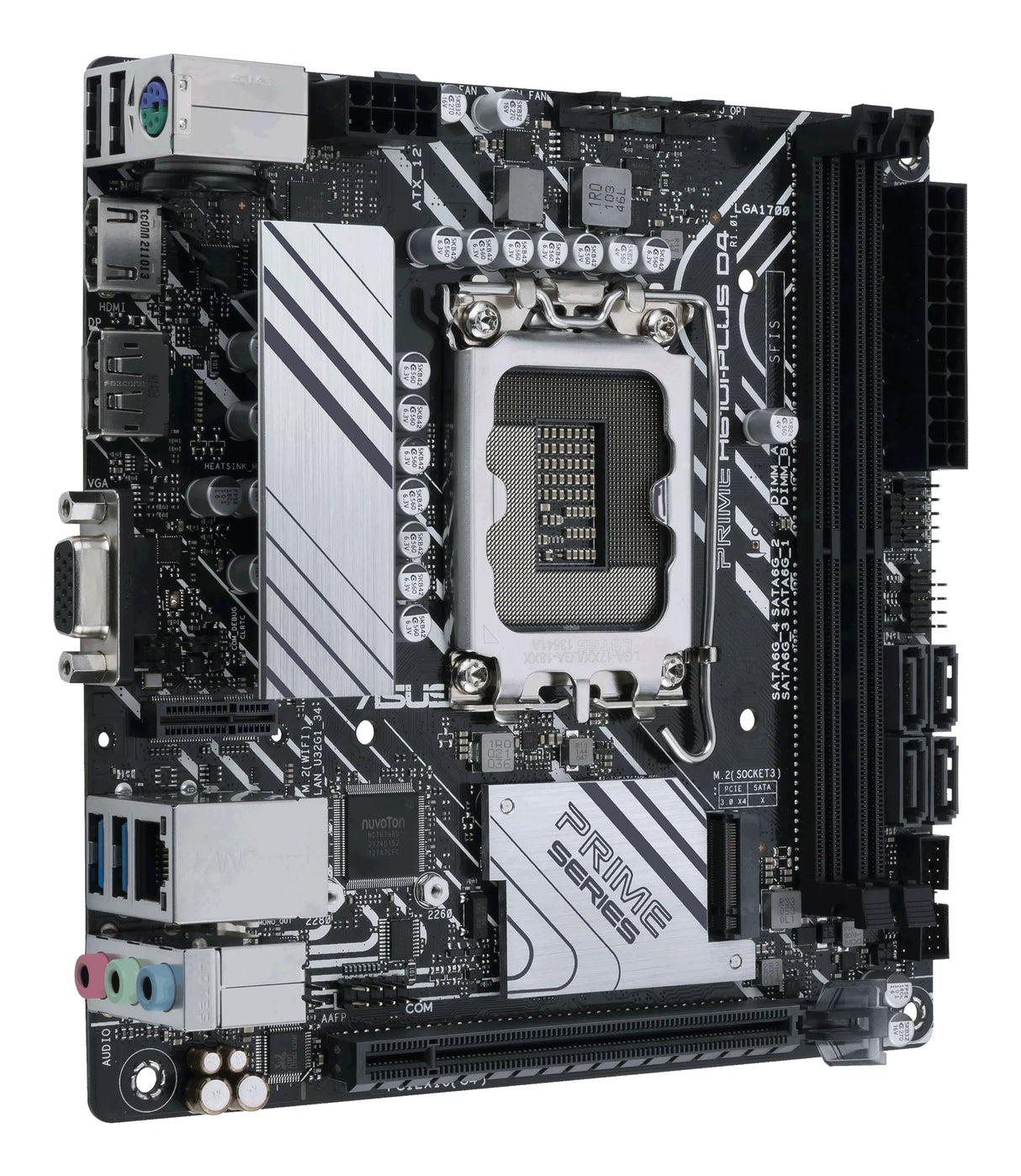 ASUS PRIME H610I-PLUS D4-CSM Intel H610 LGA 1700 mini ITX - PRIME H610I-PLUS D4-CSM ASUS