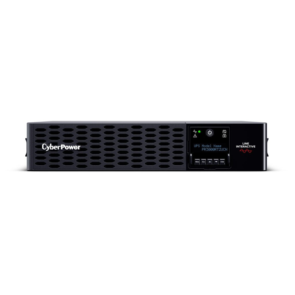 CyberPower 3000VA/3000W SINE WAVE UPS uninterruptible power supply (UPS) Line-Interactive 3 kVA 9 AC outlet(s) - PR3000RT2UCN