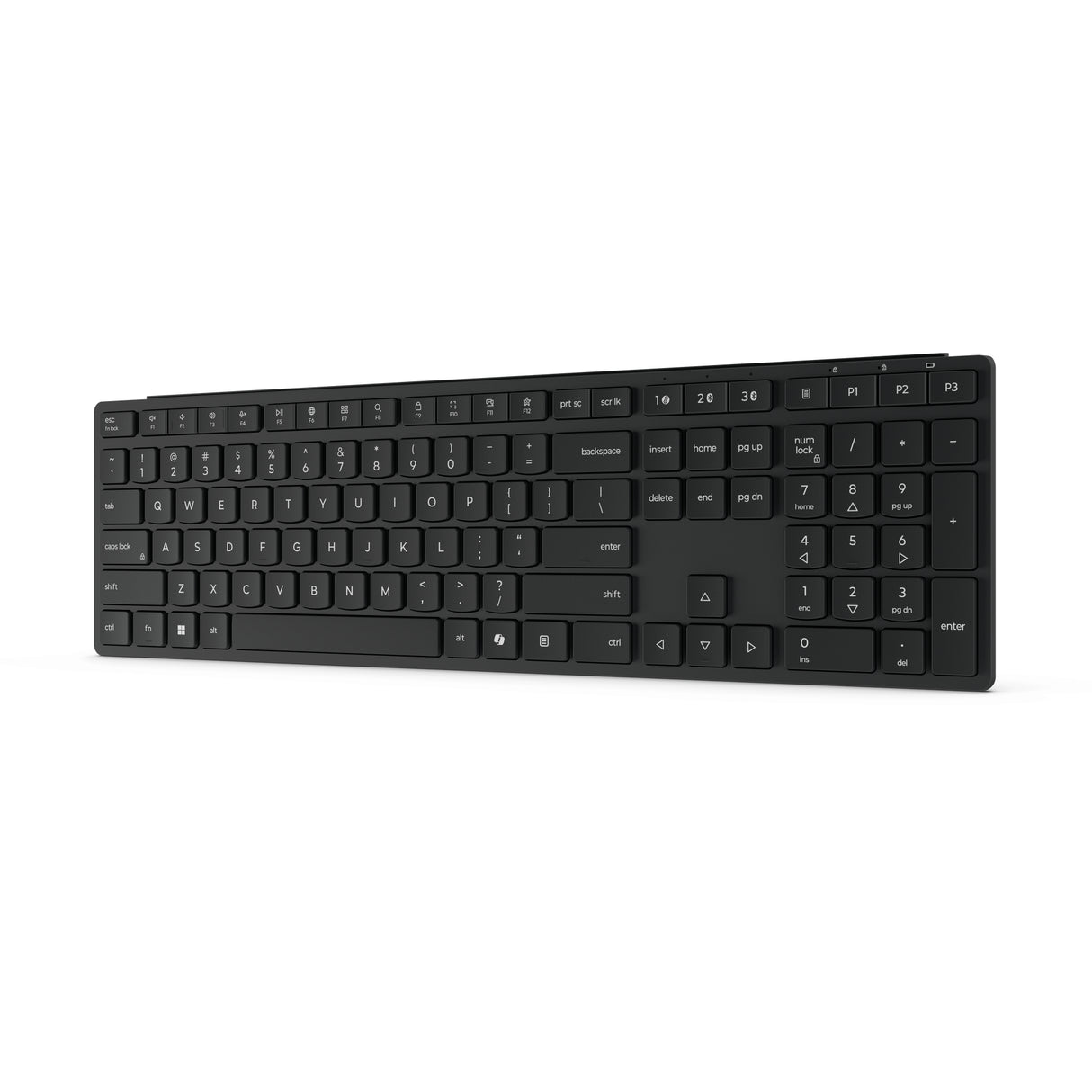 Lenovo Wireless Multi-Mode Pro 6000 keyboard Home/Office RF Wireless + Bluetooth QWERTY US English Black - 4Y41S04659