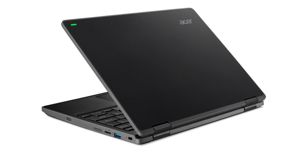 Acer TravelMate Spin B3 TMB311R-32-C47B Intel® Celeron® N N5100 Hybrid (2-in-1) 29.5 cm (11.6") Touchscreen HD 8 GB DDR4-SDRAM 128 GB Flash Wi-Fi 6 (802.11ax) Windows 11 Pro Black - NX.VQWAA.004