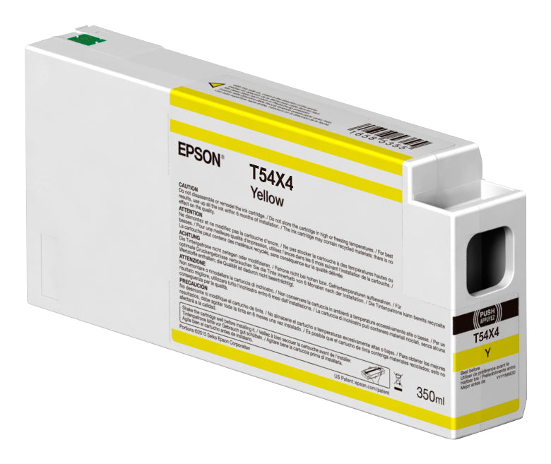 Epson Yellow UltraChrome HD Pigment-Based Ink Cartridge (350ml) - T54X400
