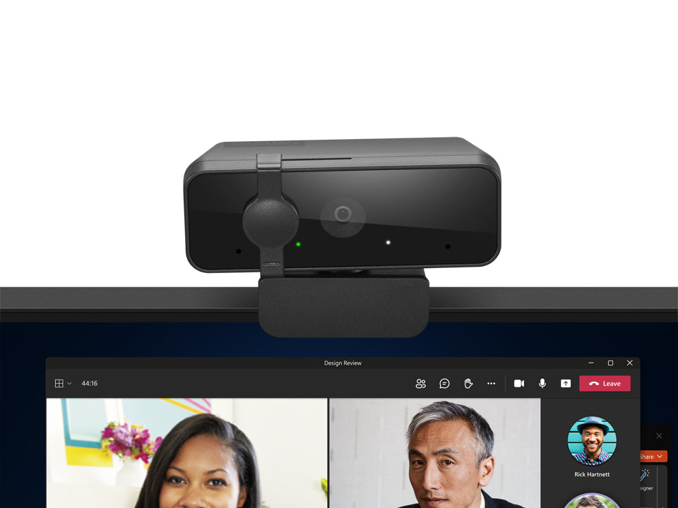 Lenovo Essential FHD Gen2 webcam 1920 x 1080 pixels USB 2.0 Black - 4XC1S15018 LENOVO