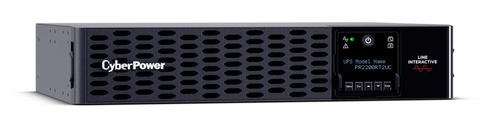 CyberPower Smart App Sinewave uninterruptible power supply (UPS) Line-Interactive 2.2 kVA 2200 W 8 AC outlet(s) - PR2200RT2UC