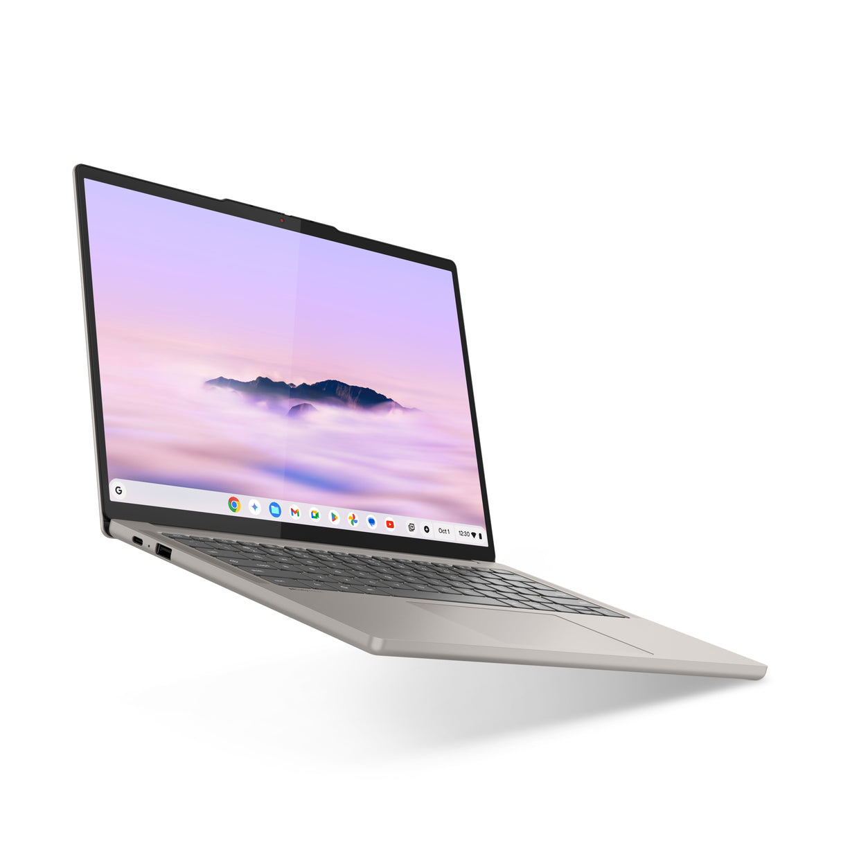 Lenovo Chrome 14M9610 MediaTek Kompanio Kompanio Ultra 910 Chromebook 35.6 cm (14") Touchscreen WUXGA 16 GB LPDDR5x-SDRAM 256 GB UFS Wi-Fi 7 (802.11be) ChromeOS English Seashell (colour) - 83MY0000US LENOVO