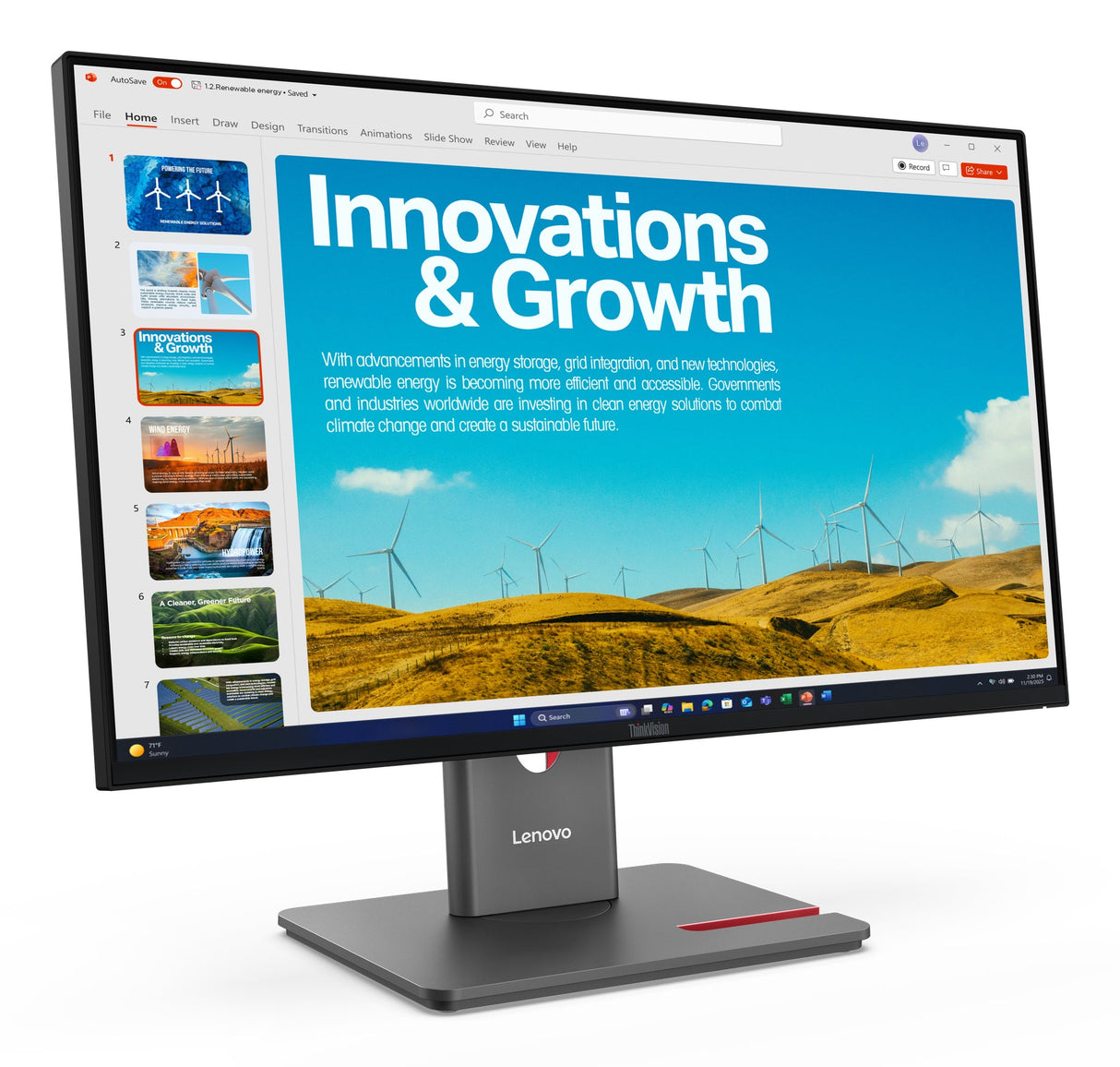 Lenovo ThinkVision P24QD-40 Monitor - 64B1GAR1UZ LENOVO