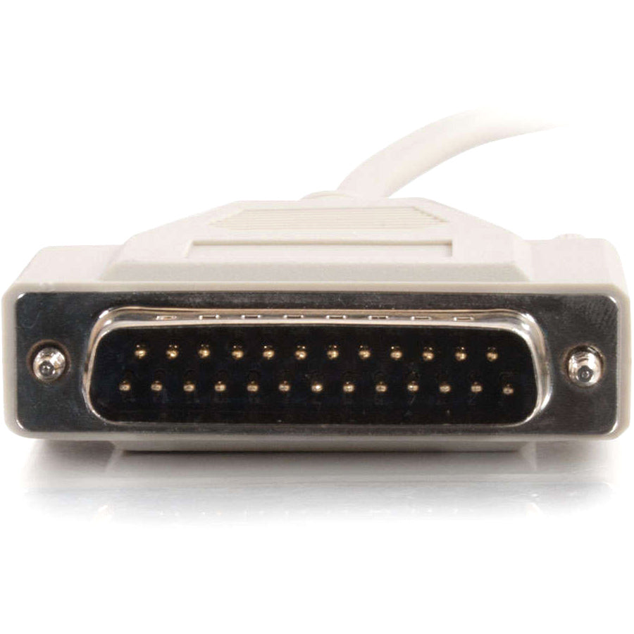 C2G 6ft DB9 Female to DB25 Male Modem Cable - DB-9 - DB-25 Male - 6ft - Beige - 02518