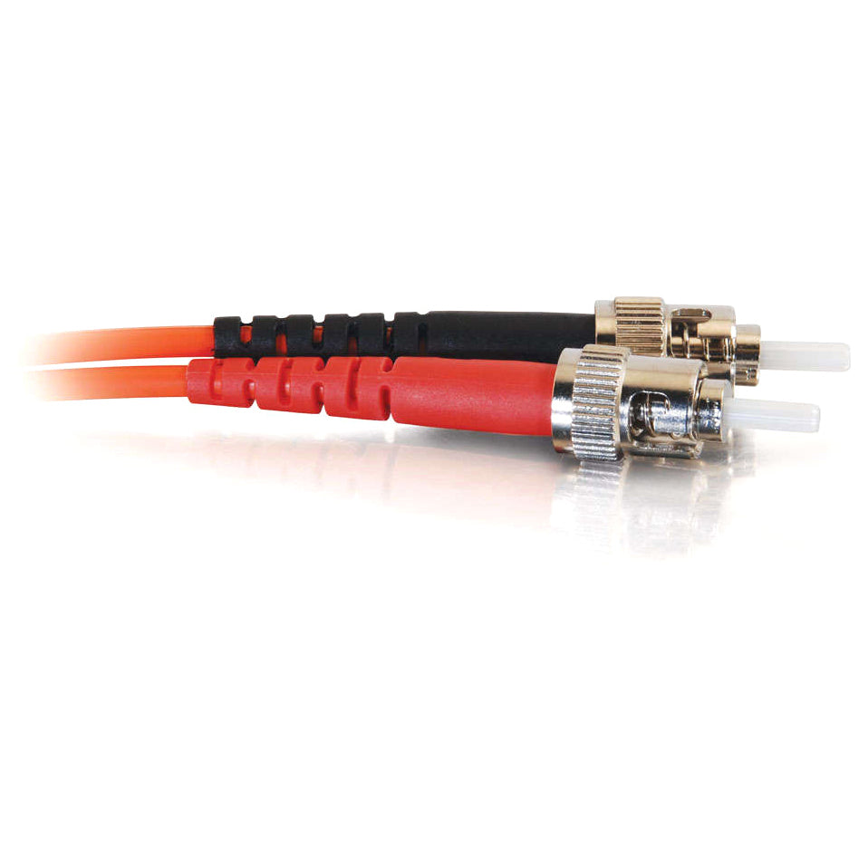 C2G 2m ST-ST 62.5/125 Duplex Multimode OM1 Fiber Cable - Orange - 6ft - 2m ST-ST 62.5/125 Duplex Multimode OM1 Fiber Cable - Orange - 6ft - 05575