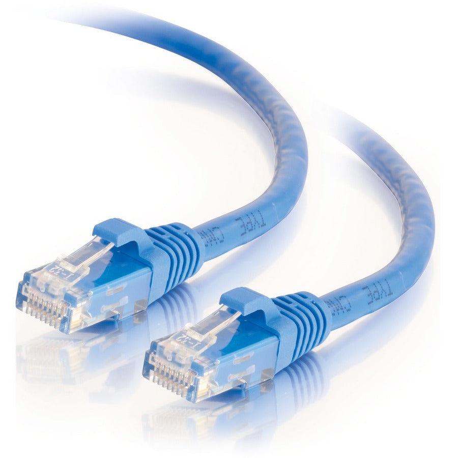 C2G 7ft Cat6 Ethernet Cable - Snagless Unshielded (UTP) - Blue - Category 6 for Network Device - RJ-45 Male - RJ-45 Male - 7ft - Blue - 27142