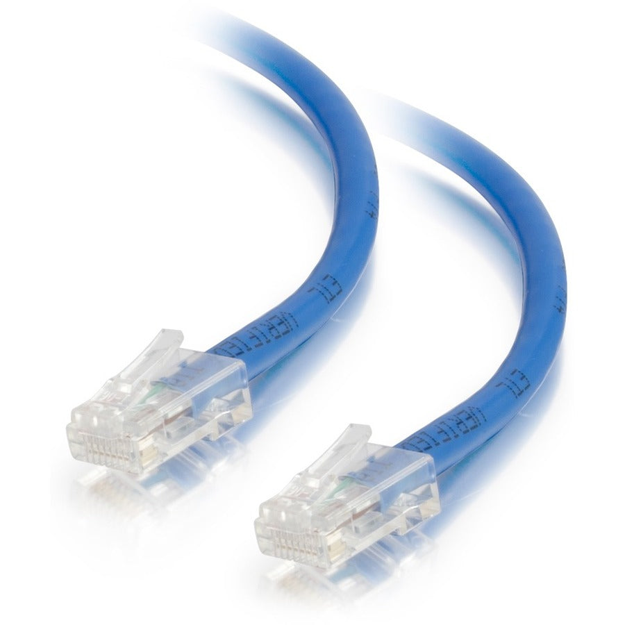 C2G 5ft Cat5e Non-Booted Unshielded Network Patch Ethernet Cable - Blue - Category 5e for Network Device - RJ-45 Male - RJ-45 Male - 5ft - Blue - 22679