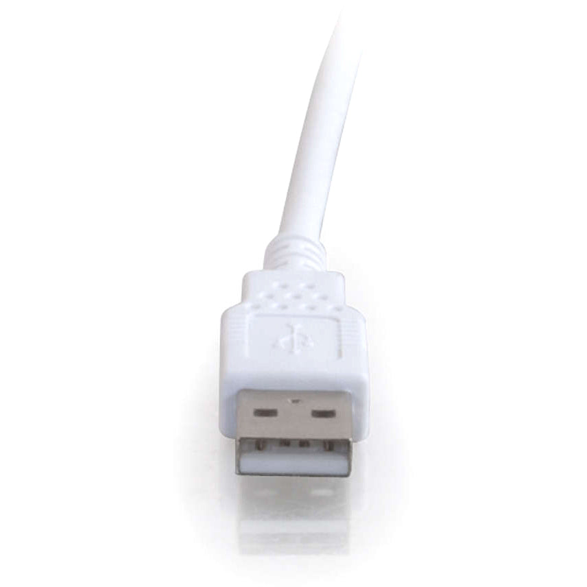 C2G 3m (10ft) USB Extension Cable - USB 2.0 A to USB A - M/F - Type A Male - Type A Female - 9.84ft - White - 26686