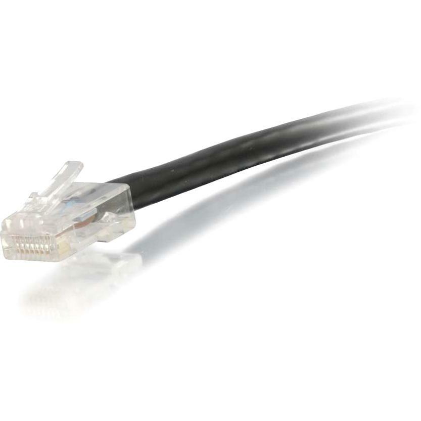 C2G-100ft Cat5e Non-Booted Unshielded (UTP) Network Patch Cable - Black - Category 5e for Network Device - RJ-45 Male - RJ-45 Male - 100ft - Black - 26972