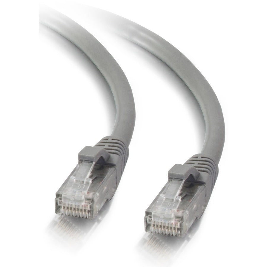 C2G 5ft Cat5e Ethernet Cable - Snagless Unshielded (UTP) - Gray - Category 5e for Network Device - RJ-45 Male - RJ-45 Male - 5ft - Gray - 15187