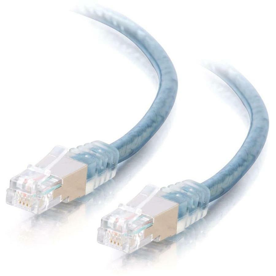 C2G 15ft RJ11 High Speed Internet Modem Cable - RJ-11 Male - RJ-11 Male - 15ft - Transparent Blue - 28722