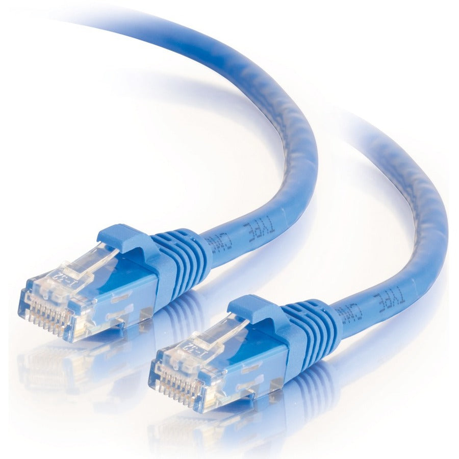 C2G 10ft Cat6 Ethernet Cable - Snagless Unshielded (UTP) - Blue - Category 6 for Network Device - RJ-45 Male - RJ-45 Male - 10ft - Blue - 27143