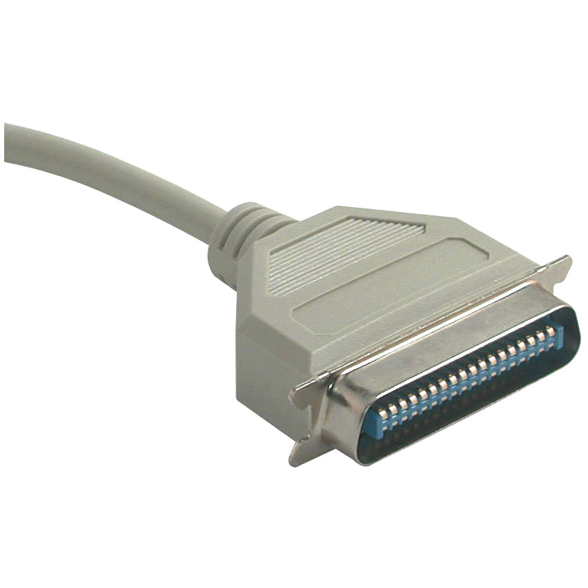 C2G 6ft DB25 Male to Centronics 36 Male Parallel Printer Cable - DB-25 Male - Centronics Male - 6ft - Beige - 02798