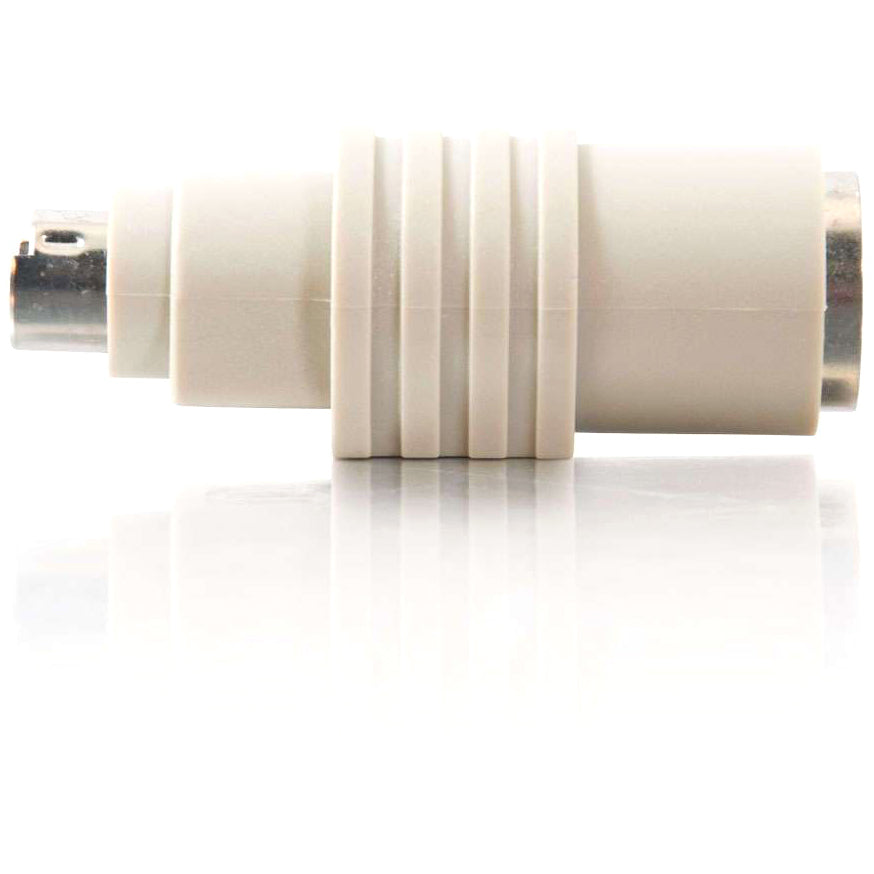 C2G PS/2 Female to AT Male Keyboard Adapter - 1 Pack - 1 x 6-pin Mini-DIN (PS/2) Female - 1 x 5-pin DIN Male - Beige - 02475