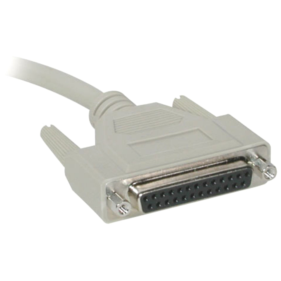 C2G 6ft DB25 M/M Serial RS232 Cable - DB-25 Male - DB-25 Female - 1.83m - Beige - 02655