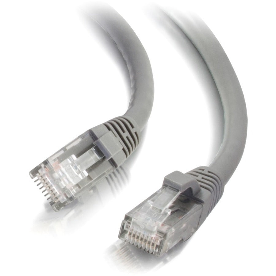 C2G 10ft Cat6 Ethernet Cable - Snagless Unshielded (UTP) - Gray - Category 6 for Network Device - RJ-45 Male - RJ-45 Male - 10ft - Gray - 27133