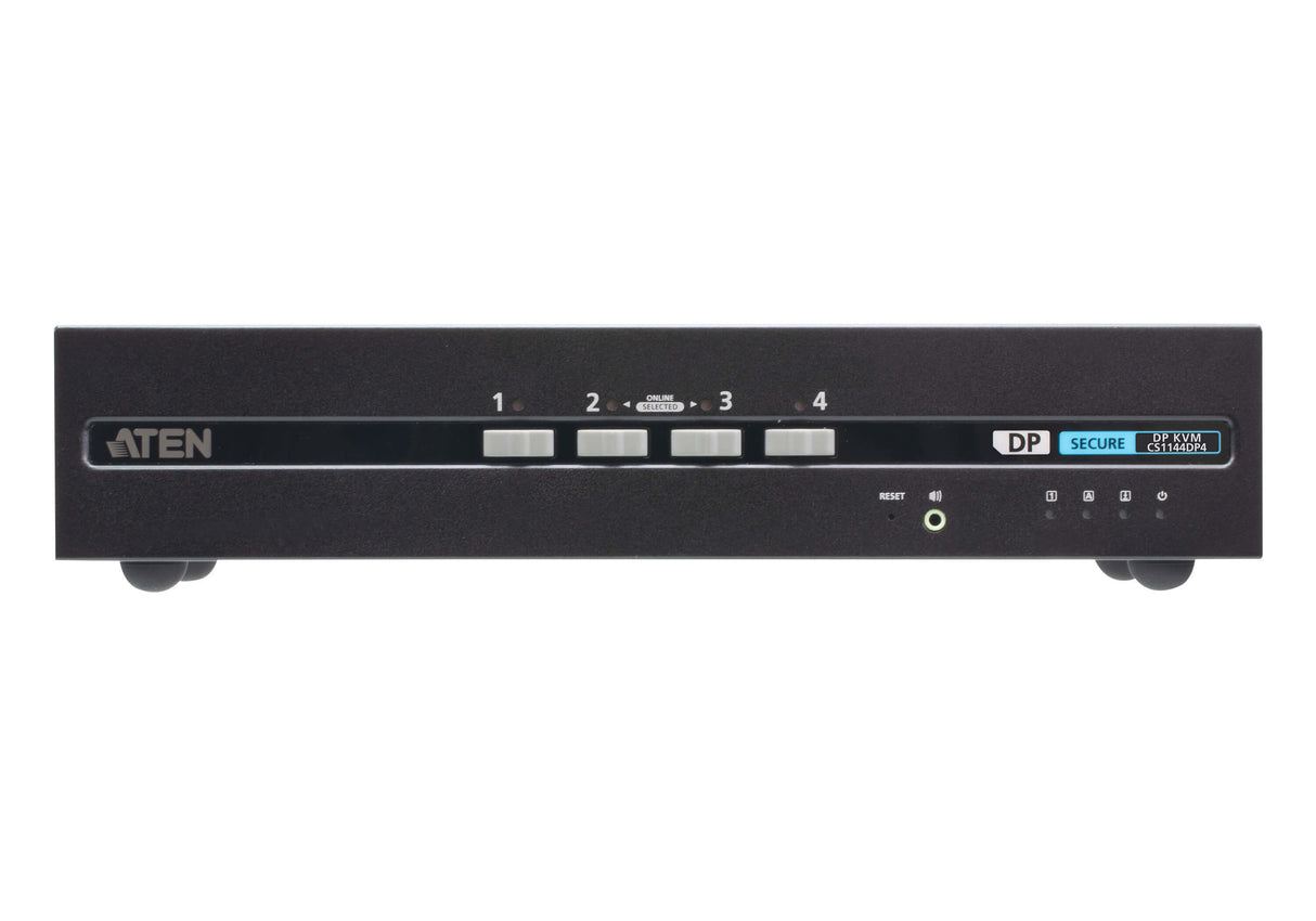 ATEN 4-Port USB DisplayPort Dual Display Secure KVM Switch (PSD PP v4.0 Compliant) - CS1144DP4 ATEN