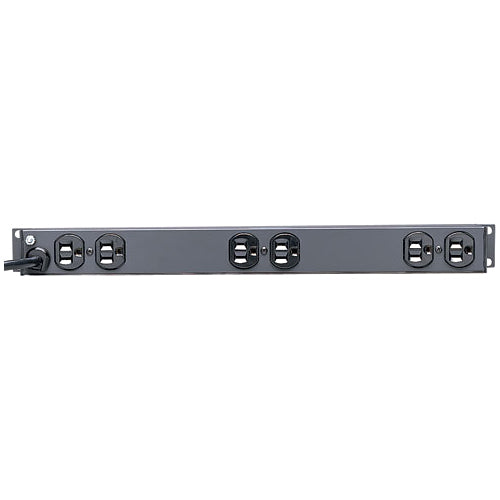 Tripp Lite Power Strip 12-Outlet Rackmount Metal 120V 5-15R 15ft Cord 1URM - NEMA 5-15P - 12 NEMA 5-15R - 15ft - RS-1215