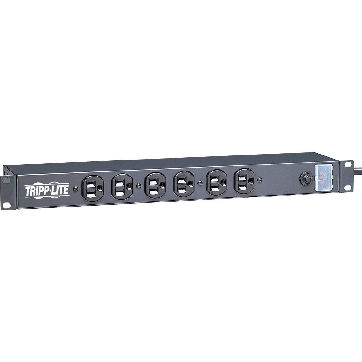 Tripp Lite Power Strip 12-Outlet Rackmount Metal 120V 5-15R 15ft Cord 1URM - NEMA 5-15P - 12 NEMA 5-15R - 15ft - RS-1215