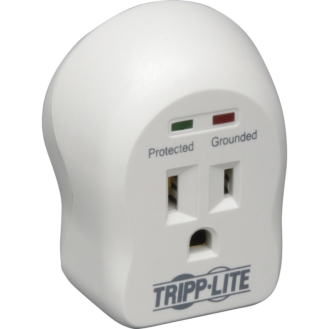 Tripp Lite Surge Protector Wallmount Direct Plug In 120V 1 Outlet 600 Joule - Receptacles: 1 x NEMA 5-15R - 600J - SPIKECUBE