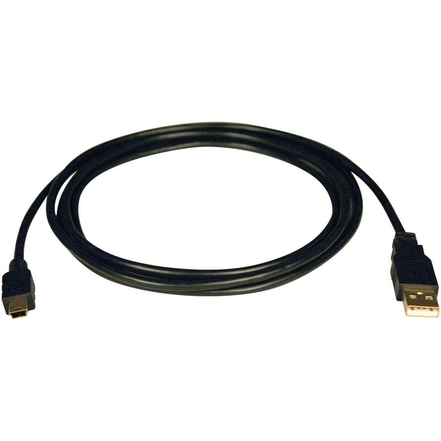 Tripp Lite 6ft USB 2.0 Hi-Speed A to Mini-B Cable A to 5Pin Mini-B, M/M - (A to 5Pin Mini-B M/M) 6-ft. - U030-006