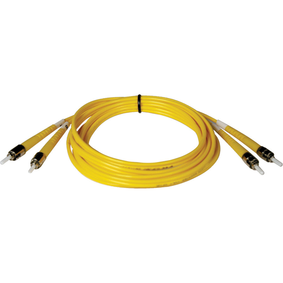 Tripp Lite 5M Duplex Singlemode 9/125 Fiber Optic Patch Cable ST/ST 16' 16ft 5 Meter - ST Male - ST Male - 16.4ft - Yellow - N352-05M