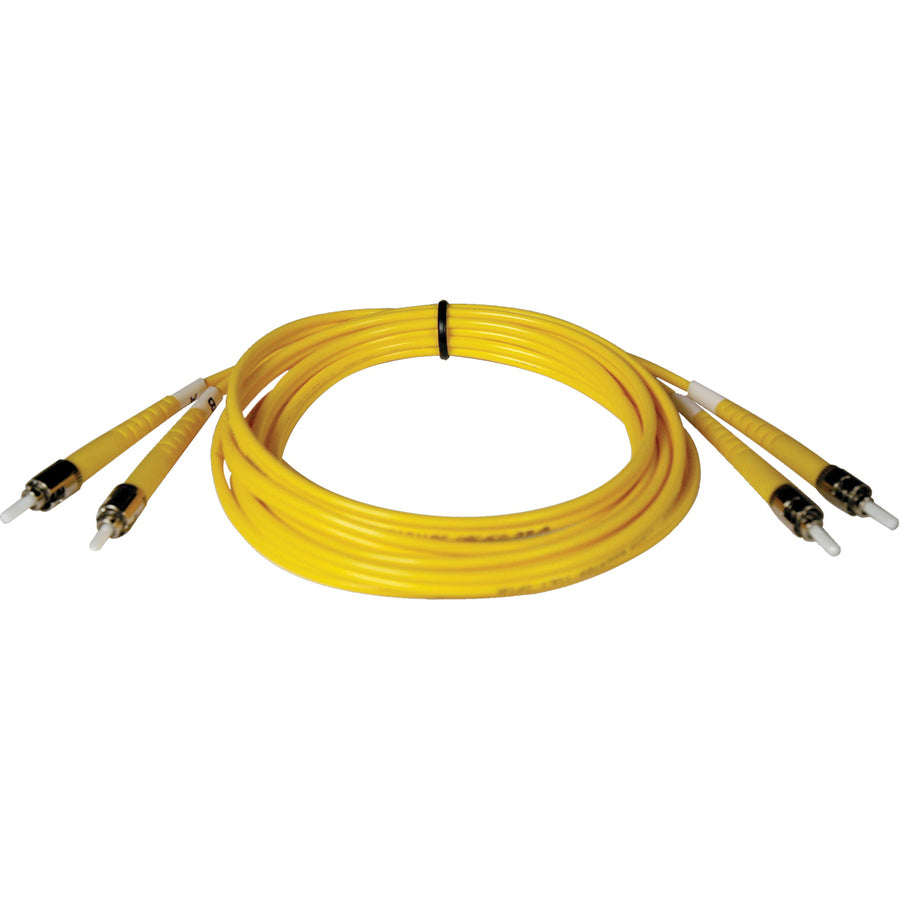 Tripp Lite 1M Duplex Singlemode 9/125 Fiber Optic Patch Cable ST/ST 3' 3ft 1 Meter - ST Male - ST Male - 3.28ft - Yellow - N352-01M