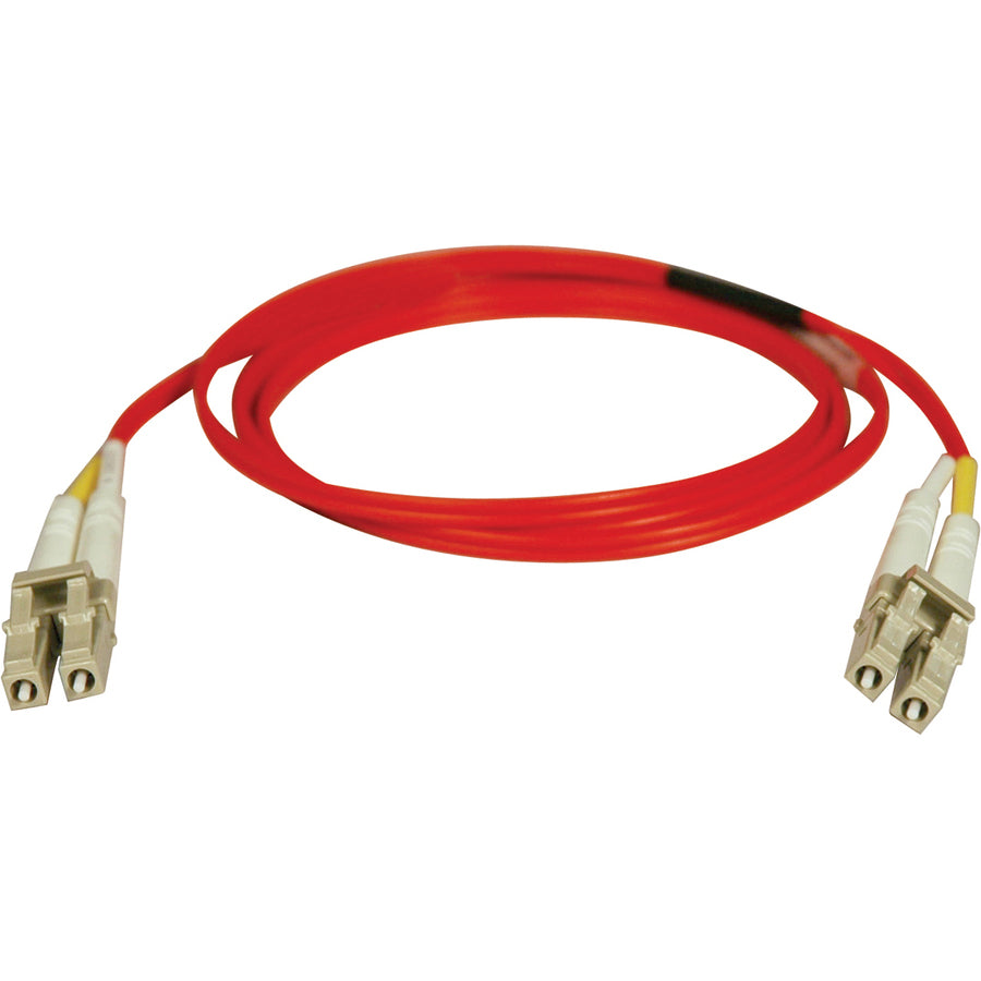 Tripp Lite 1M Duplex Multimode 62.5/125 Fiber Optic Patch Cable LC/LC Red 3' 3ft 1 Meter - LC Male - LC Male - 3.28ft - Red - N320-01M-RD