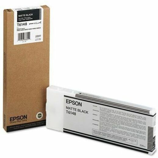 Epson Matte Black Ink Cartridge - Inkjet - Matte Black - T614800