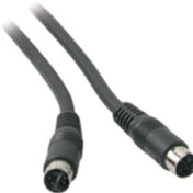 C2G 75ft Value Series S-Video Cable - mini-DIN Male - mini-DIN Male - 75ft - Black - 40919