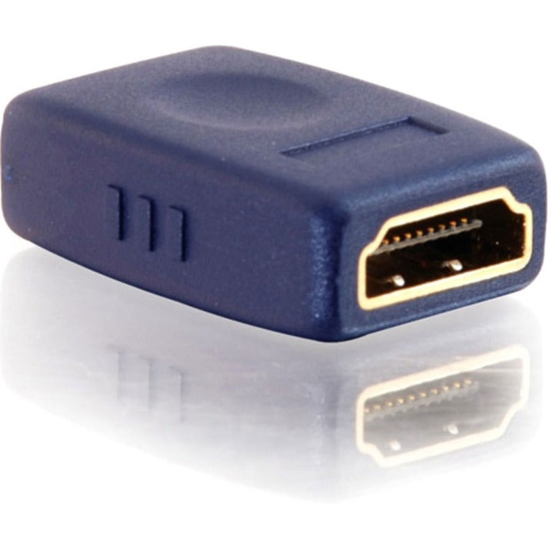 C2G HDMI Coupler - Velocity - Female to Female - 1 x Type A Female - 1 x Type A Female - Blue - 40970