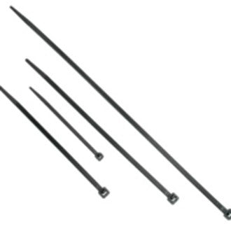 C2G 11.5in Releasable/Reusable Cable Ties - Black - 50pk - Cable Tie - Black - 50 Pack - 43223