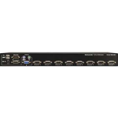 Tripp Lite Rackmount KVM Switch 8-Port / USB / PS2 w/ On Screen Display 1U - 8 x 1 - 8 x HD-15 - 1U - Rack-mountable - B042-008