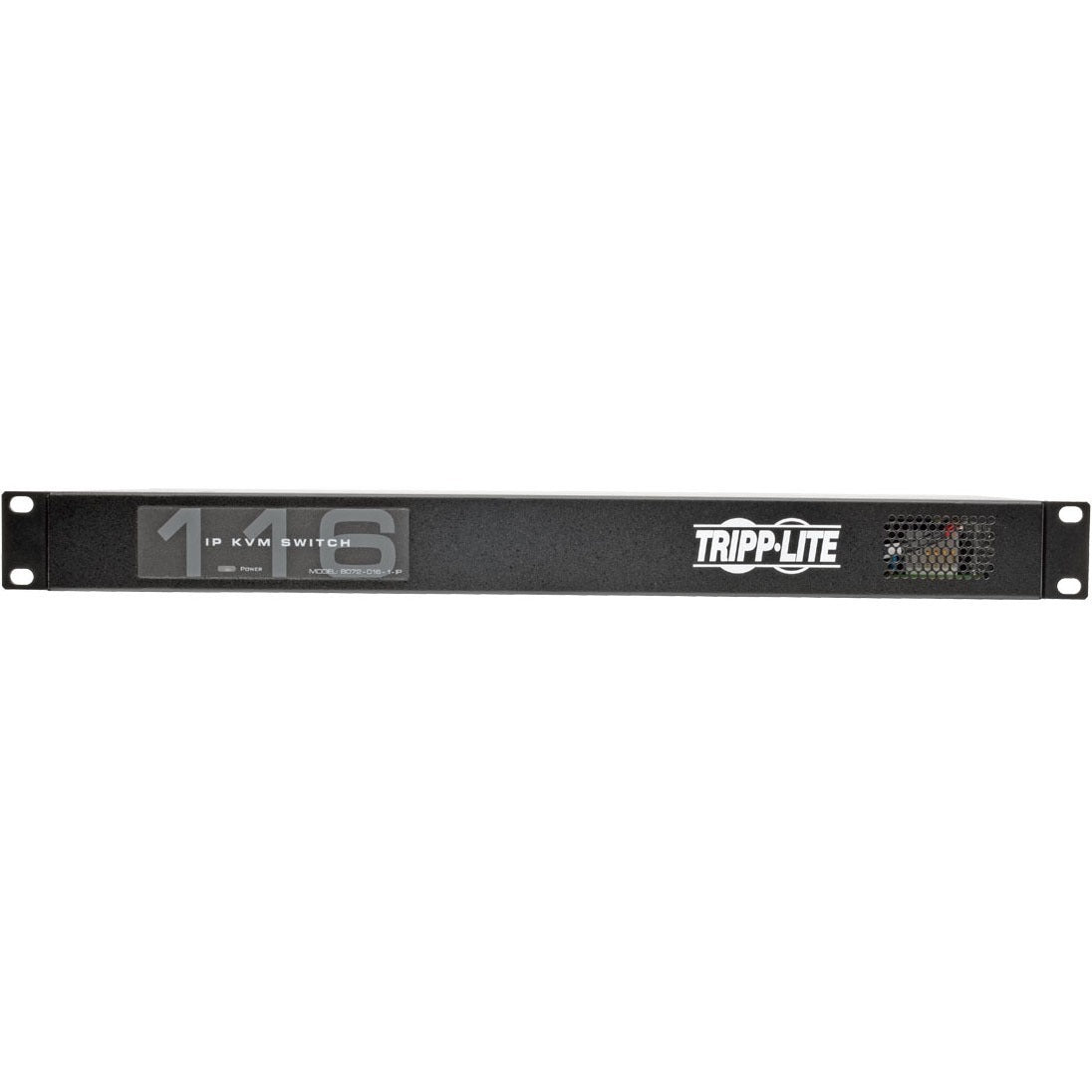 Tripp Lite KVM Switch 16-Port Compact Rackmount Cat5 IP Virtual Media 1U - 16 x 11U - Rack-mountable - B072-016-1-IP
