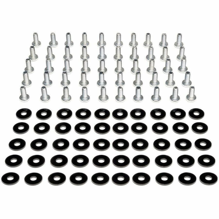 Tripp Lite Rack Enclosure Server Cabinet Threaded Hole Hardware Kit - Rack Screw, Flat Washer - SRSCREWS