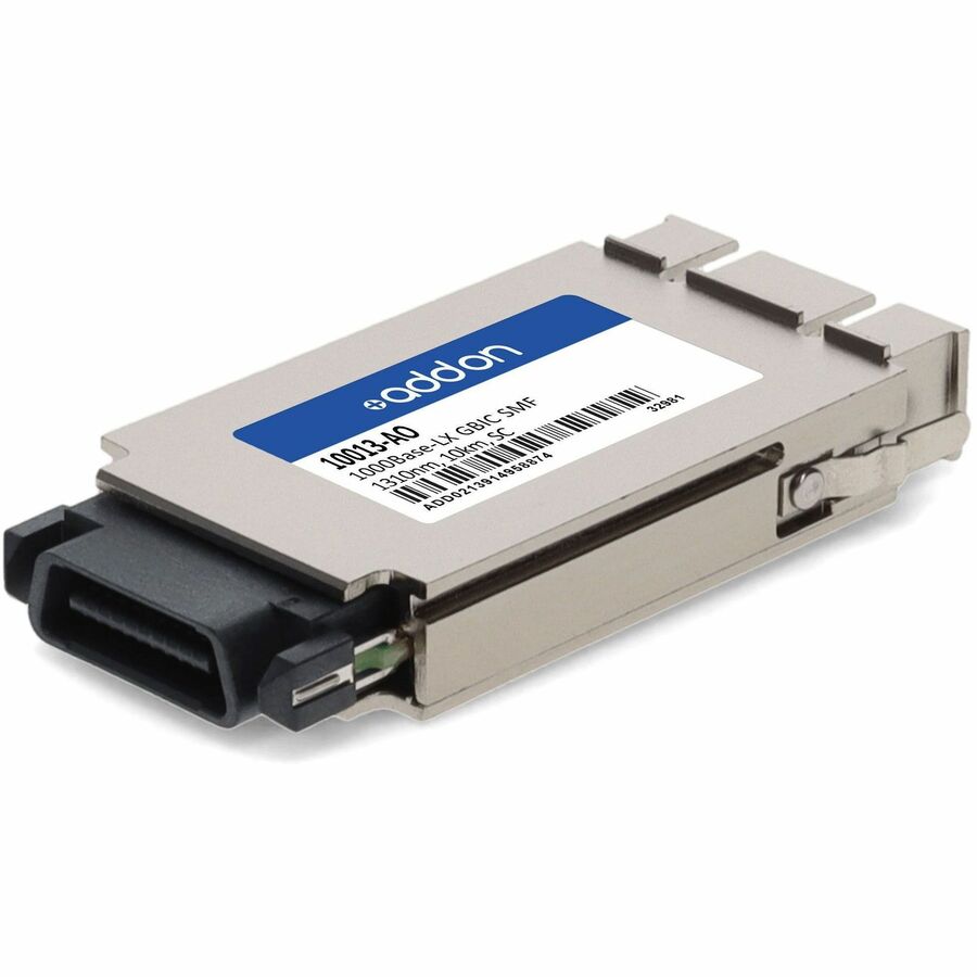 AddOn Extreme Networks 10013 Compatible TAA Compliant 1000Base-LX GBIC Transceiver (SMF, 1310nm, 10km, SC) - 100% compatible and guaranteed to work - 10013-AO