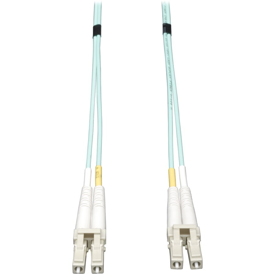 Tripp Lite 10Gb Duplex Multimode 50/125 OM3 LSZH Fiber Cable LC/LC Aqua 12M - LC/LC Aqua 12M - N820-12M