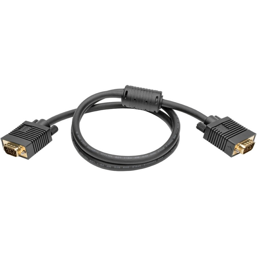 Tripp Lite 3ft VGA Coax Monitor Cable High Resolution HD15 Male / Male 3' - (HD15 M/M) 3-ft. - P502-003