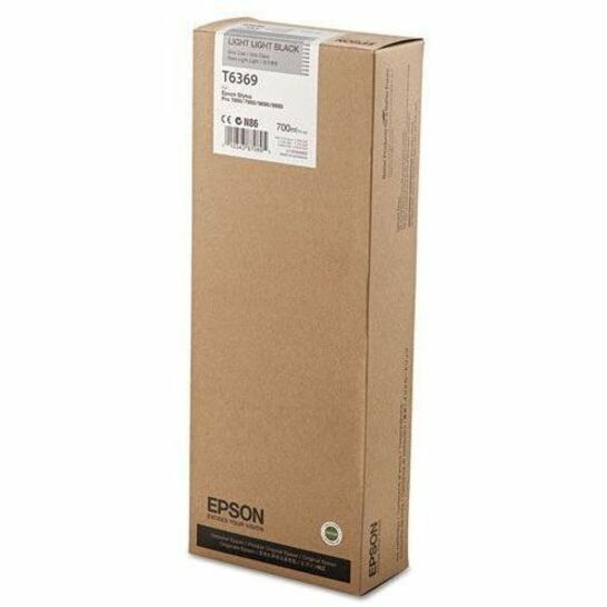 Epson UltraChrome HDR Light Light Black Ink Cartridge - Inkjet - Light Light Black - T636900